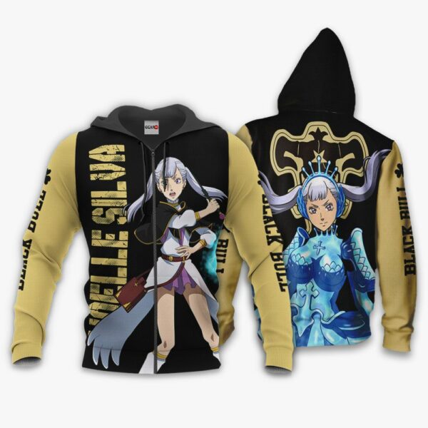 Black Bull Noelle Silva Hoodie Black Clover Anime Shirt 1