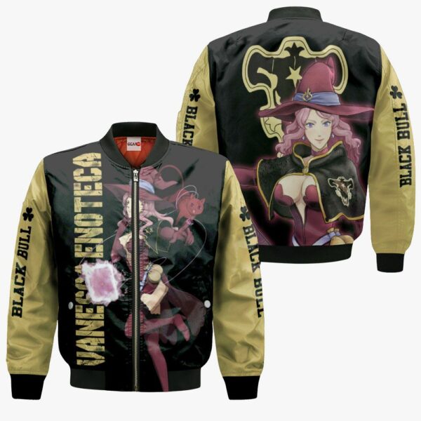 Black Bull Vanessa Hoodie Black Clover Anime Shirt 4