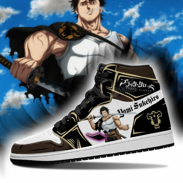 Black Bull Yami Grimore Shoes Black Clover Anime Sneakers 3