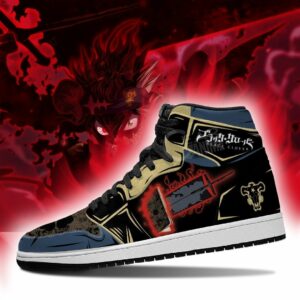 Black Clover Asta Shoes Grimoire Sword Custom Anime Sneakers 5