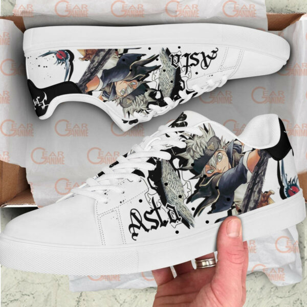 Black Clover Asta Skate Shoes Custom Anime Sneakers 2