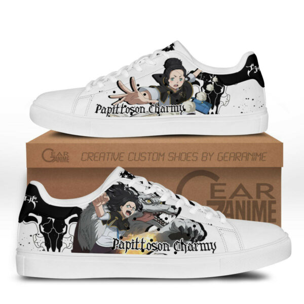 Black Clover Charmy Pappitson Skate Shoes Custom Anime Sneakers 1