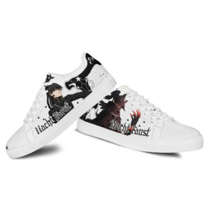 Black Clover Nacht Faust Skate Shoes Custom Anime Sneakers 6