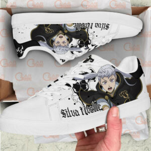 Black Clover Nozel Silva Skate Shoes Custom Anime Sneakers 5