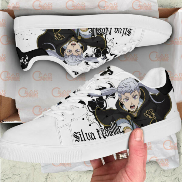 Black Clover Nozel Silva Skate Shoes Custom Anime Sneakers 2