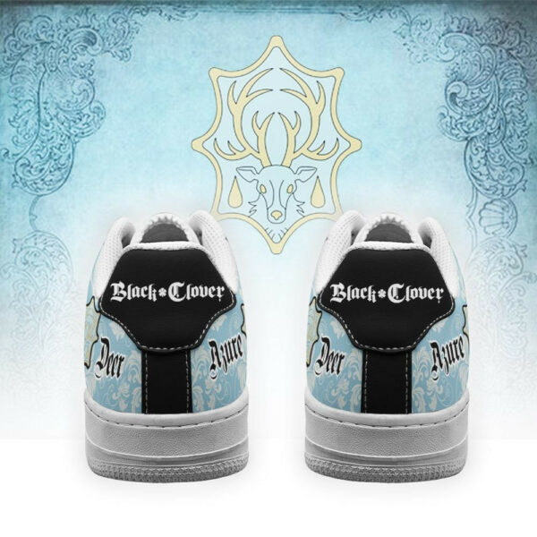 Black Clover Sneakers Magic Knights Squad Azure Deer Shoes Anime 3
