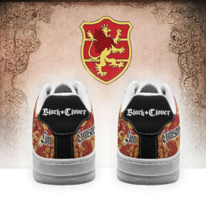 Black Clover Sneakers Magic Knights Squad Crimson Lion Shoes Anime 5