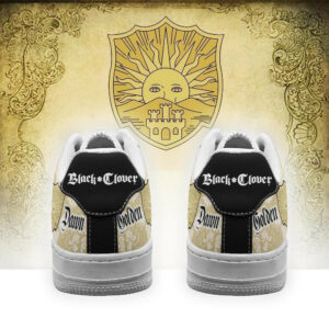 Black Clover Sneakers Magic Knights Squad Golden Dawn Shoes Anime 5