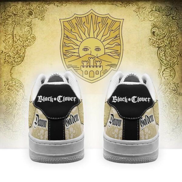 Black Clover Sneakers Magic Knights Squad Golden Dawn Shoes Anime 3