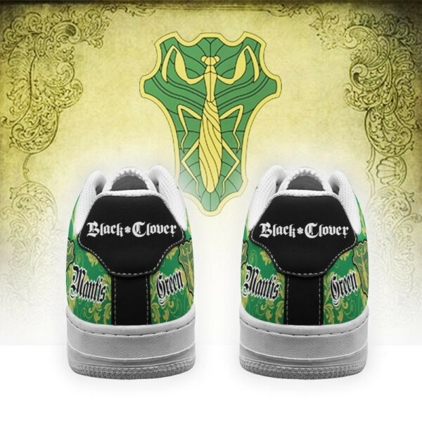 Black Clover Sneakers Magic Knights Squad Green Mantis Shoes Anime 3