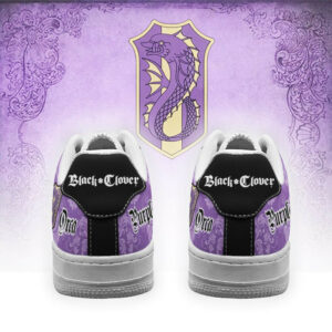 Black Clover Sneakers Magic Knights Squad Purple Orca Shoes Anime 5