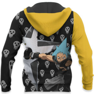 Black Star Hoodie Custom Soul Eater Anime Merch Clothes 10