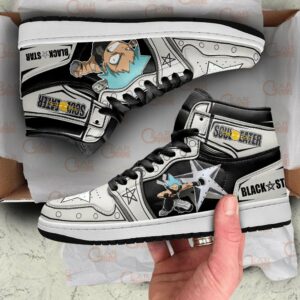 Black Star Shoes Soul Eater Custom Anime Sneakers MN11 7