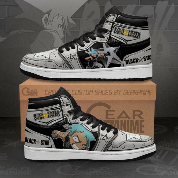 Black Star Shoes Soul Eater Custom Anime Sneakers MN11 1