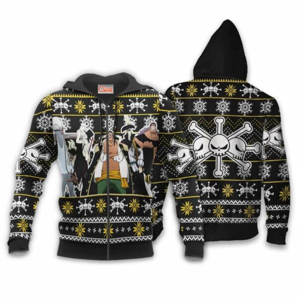 Blackbeard Pirates Ugly Christmas Sweater Custom Anime One Piece XS12 2