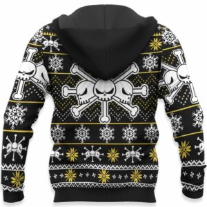 Blackbeard Pirates Ugly Christmas Sweater Custom Anime One Piece XS12 8