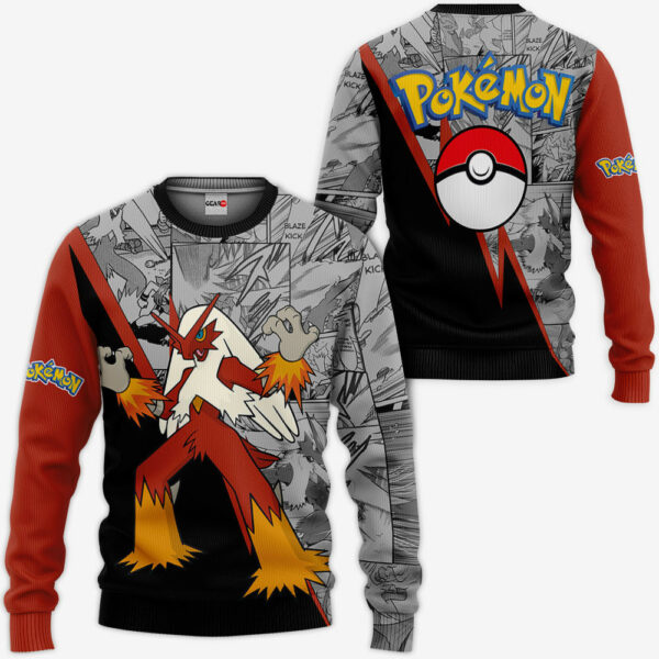 Blaziken Hoodie Custom Anime Pokemon Merch Clothes Mix Manga 2