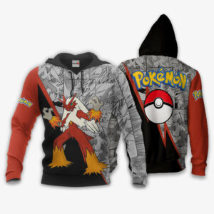 Blaziken Hoodie Custom Anime Pokemon Merch Clothes Mix Manga 8