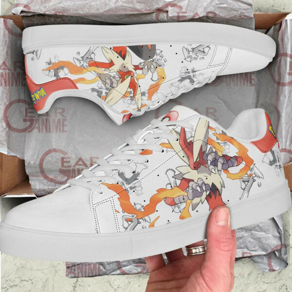 Blaziken Skate Shoes Pokemon Custom Anime Sneakers SK11 2