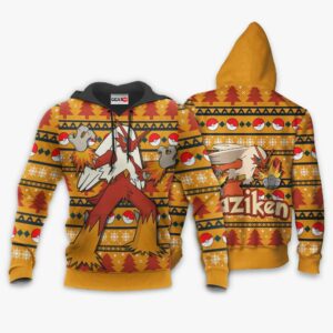 Blaziken Ugly Christmas Sweater Custom Anime Pokemon XS12 7