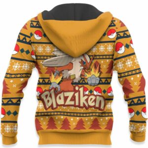 Blaziken Ugly Christmas Sweater Custom Anime Pokemon XS12 8