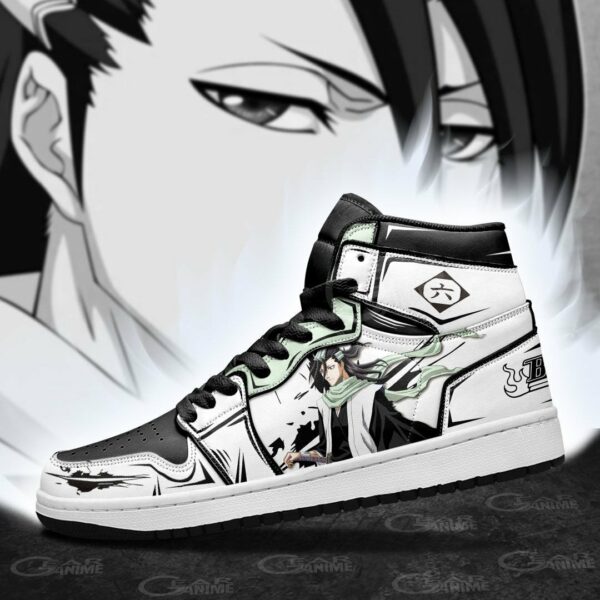 Bleach Byakuya Kuchiki Shoes Custom Anime Sneakers 4