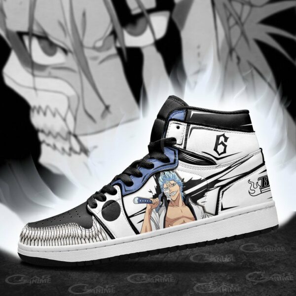 Bleach Grimmjow Jaegerjaquez Shoes Custom Anime Sneakers 4