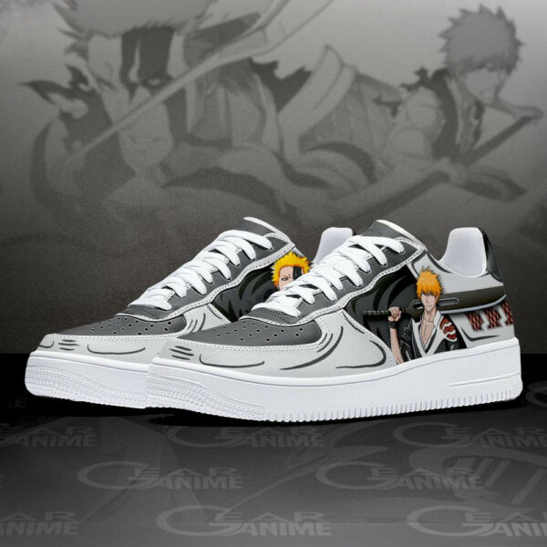 Bleach Ichigo True Shikai And Bankai Air Shoes Custom Anime Sneakers 2