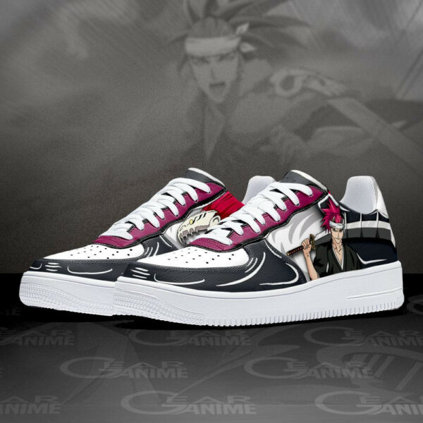 Bleach Renji Abarai Air Shoes Custom Anime Sneakers 3