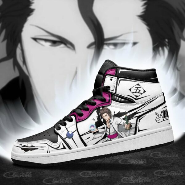 Bleach Sosuke Aizen Shoes Custom Anime Sneakers 3