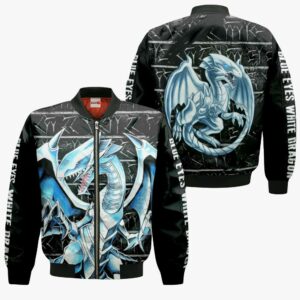 Blue-Eyes White Dragon Hoodie Custom Yugioh Anime Clothes 9