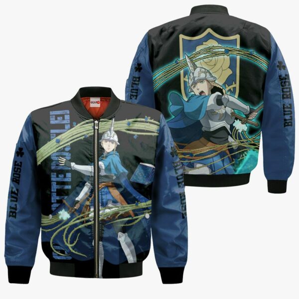 Blue Rose Charlotte Roselei Hoodie Black Clover Anime Shirt 4