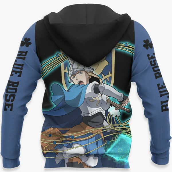 Blue Rose Charlotte Roselei Hoodie Black Clover Anime Shirt 5