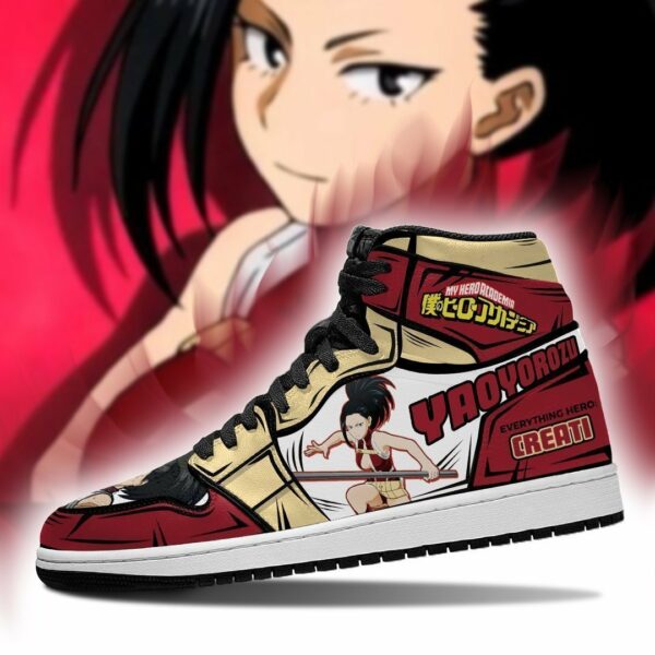 BNHA Momo Yaoyorozu Shoes Custom My Hero Academia Anime Sneakers 3