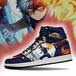 BNHA Shoto Todoroki Shoes Custom Anime My Hero Academia Sneakers 5