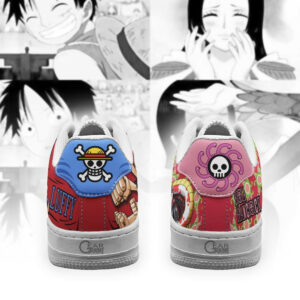 Boa Hancock And Luffy Air Shoes Custom Anime One Piece Sneakers 6