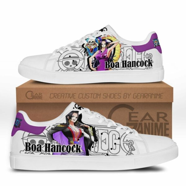 Boa Hancock Skate Shoes Custom Anime OP Shoes 1