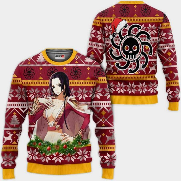 Boa Hancock Ugly Christmas Sweater Custom One Piece Anime XS12 1