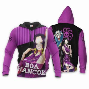 Boa Hancok Hoodie One Piece Anime Shirts 8