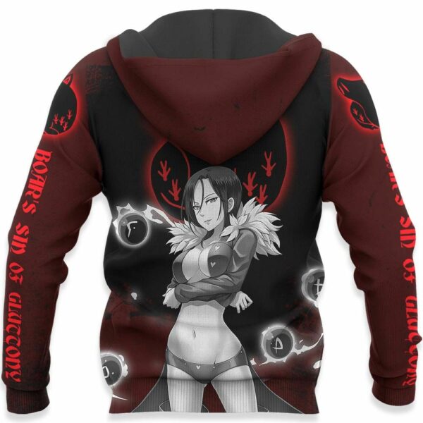 Boar's Sin of Gluttony Merlin Hoodie Seven Deadly Sins Anime Shirt 5