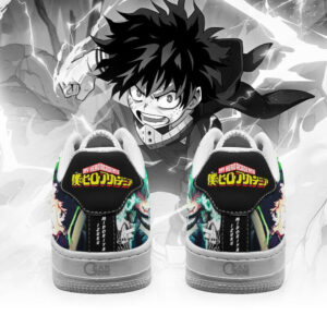 Boku No Hero Academia Izuku Midoriya Anime Sneakers Custom 7