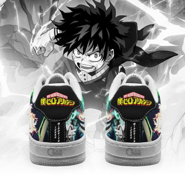 Boku No Hero Academia Izuku Midoriya Anime Sneakers Custom 4