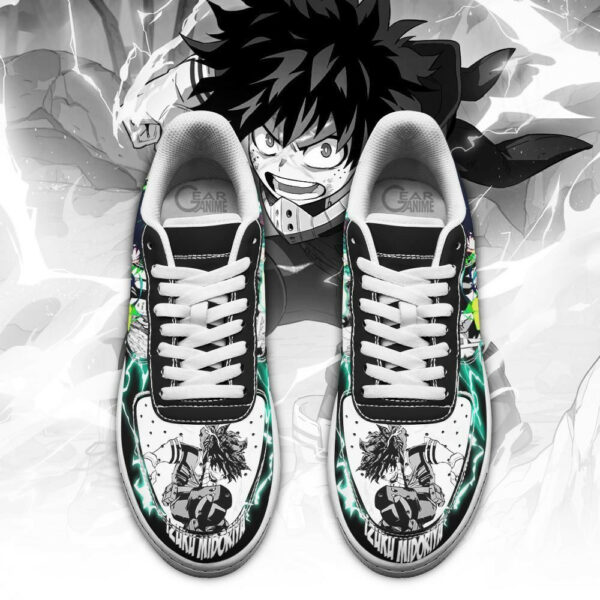 Boku No Hero Academia Izuku Midoriya Anime Sneakers Custom 3