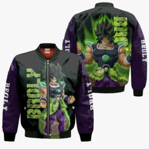 Broly Hoodie Shirt Dragon Ball Anime Zip Jacket 9