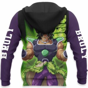 Broly Hoodie Shirt Dragon Ball Anime Zip Jacket 10