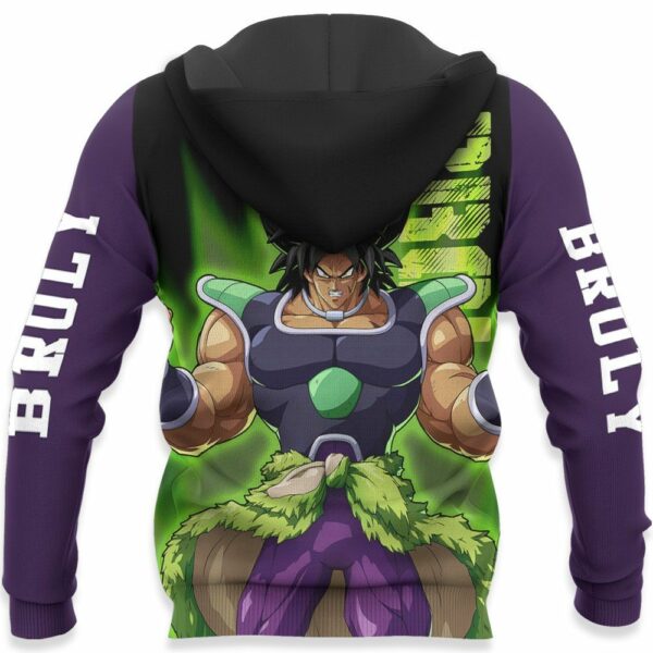 Broly Hoodie Shirt Dragon Ball Anime Zip Jacket 5