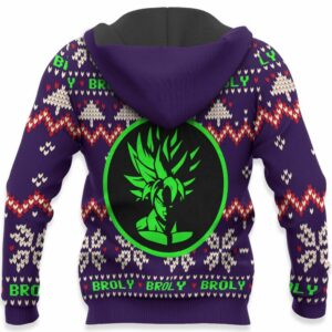 Broly Ugly Christmas Sweater Custom Anime Dragon Ball XS12 8