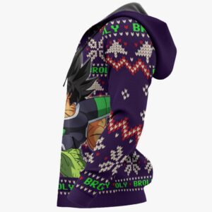 Broly Ugly Christmas Sweater Custom Anime Dragon Ball XS12 9