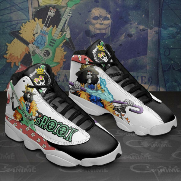 Brook Shoes Custom Anime One Piece Sneakers 1