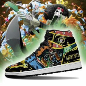 Brook Shoes Custom Anime One Piece Sneakers Gift Idea 5